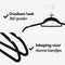 Infinity Goods 50 - Kledinghangers - Fluweel - Anti-Slip - Zwart