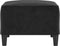 vidaXL - Voetenbank - 70x55x41 - cm - fluweel - zwart