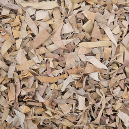 MUT - Shaggy vloerkleed - Beige - 140 x 200 cm - Leer