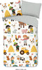 Good Morning Farm - Kinderdekbedovertrek - Boerderijdieren - Multi - (140x200 cm)