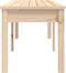 vidaXL - Tuinbank - 2-zits - 159,5x44x45 - cm - massief - grenenhout
