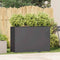 vidaXL - Plantenbak - 120x40x80 - cm - koudgewalst - staal - zwart