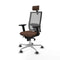 Bureaustoel Piqueras y Crespo 2D086G2 Donkerbruin