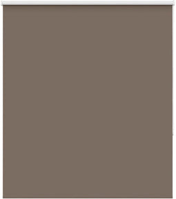 vidaXL - Rolgordijn - verduisterend - koffie - 140x130 - cm - stofbreedte - 136,6 - cm