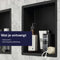 Plieger Inbox - Inbouwnis - Waterproof - Matzwart 30x30x7.5cm
