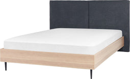 IZERNORE - Bed - Donkergrijs - 160 x 200 cm - Stof