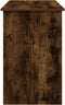 vidaXL - Bureau - 102x50x75 - cm - bewerkt - hout - gerookt - eikenkleurig
