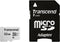 Transcend microSDHC 300S - 32GB - Klasse 10 - Zilver