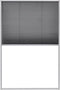 vidaXL - Raamhor - plissé - 80x120 - cm - aluminium