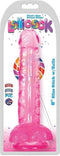 Lollicock Dildo Met Ballen 20 CM - Cherry Ice