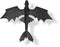 How To Train Your Dragon - Hoe Tem Je Een Draak - Soaring Tandloos Vliegende Draak met Spanwijdte van 38 cm - Speelgoed