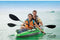 Intex Challenger K2 - Kayak - 351 x 76 x 38 cm - Inclusief peddels en pomp - Groen (2 stuks)