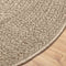 vidaXL - Vloerkleed - ZIZUR - beige - binnen - en - buiten - Ø - 120 - cm - jute - look
