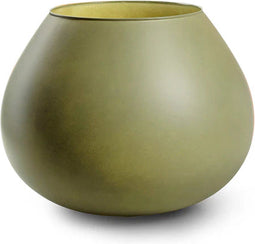 Eco bolvaas 'lassad' mat groen h20,5 d26 td15 cm