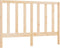 vidaXL - Hoofdbord - 156x4x100 - cm - massief - grenenhout