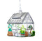 Grote glazen kas kerstbal - Sass & Belle