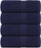 vidaXL - Gastendoekjes - 4 - st - 30x50 - cm - 360 - g/m² - 100% - katoen - marineblauw