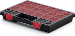Kistenberg Sorteer box - 13 vaks - kunststof - zwart - 34 x 25 x 5 cm