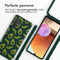 iMoshion Hoesje Geschikt voor Samsung Galaxy A32 (4G) Hoesje Met Koord - iMoshion Siliconen design hoesje met koord - Groen / Avocado Green