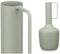 Vaas Met handvat Groen Staal 12 x 30 x 12 cm (6 Stuks)
