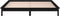 vidaXL - Bedframe - LED - massief - hout - zwart - 160x200 - cm