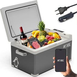 KOEL Crate 25 - Compressor Koelbox 12V en 230V - Koelt tot -20°C - KOEL Crate