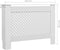 vidaXL Radiatorombouwen 2 st 112x19x81.5 cm MDF wit
