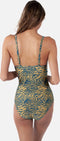 Barts Kalae Shaping One Piece Badpak - V-hals - Dierenprint - Sun - Maat 40