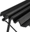 Juskys Picco - Opvouwbare Campingtafel - Verstelbaar 45-68 cm - Zwart