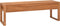 vidaXL - Tv-meubel - 120x40x45 - cm - massief - teakhout