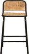vidaXL - Barkrukken - 2 - st - 46x35,5x70 - cm - massief - hout - ruw - mangohout
