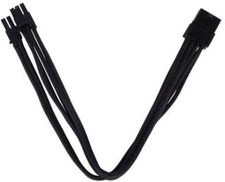 Silverstone PP07-PCIB - PCI-e Stroomkabel 8-pin en 6+2-pin - Zwart - 25cm
