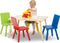 Delta Children - Kindertafel met 4 Stoelen - Kinderkamer - Duurzaam Hout - Kleurrijk