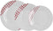 Quid Kansas - Serviesset - 18 Onderdelen - Rood (6 dessertborden Ø 19 cm 6 diepe borden Ø 20 cm 6 eetborden Ø 23 cm)