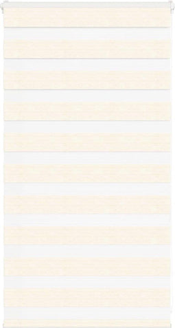 vidaXL - Zebra - rolgordijn - 90x100 - cm - stofbreedte - 85,9 - cm - marmerbeige