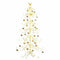 Metalen kerstboom met standaard Goud 180 cm Poedergecoat staal