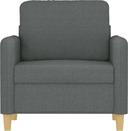 Fauteuil 60 cm stof donkergrijs