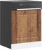 vidaXL - Vaatwaspaneel - Kalmar - 60x1,5x67 - cm - bewerkt - hout - oud - houtkleurig