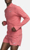 Nike Dri-FIT Element - Sportshirt - Korte rits duimlussen - Rood/roze