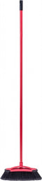 Vileda Master - 2 in 1 - Bezemborstel met steel - wee soorten borstelharen = dubbele reinigingskracht ingesteld met palen