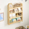 SoBuy KMB08-K-N - Kinderboekenkast - 4 niveaus - Houtkleur 60 x 12 x 80 cm