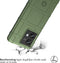 imoshion Hoesje Geschikt voor Motorola Edge 40 Neo Hoesje Siliconen - imoshion Rugged Shield Backcover - Donkergroen