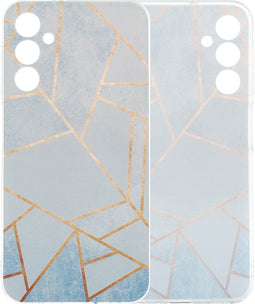 imoshion Hoesje Geschikt voor Samsung Galaxy A25 (5G) Hoesje Siliconen - imoshion Design hoesje - Meerkleurig / Blue Graphic