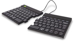 R-Go Tools Split Break - Ergonomisch Toetsenbord - Pauze Indicator - Zwart