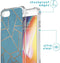 iMoshion Hoesje Geschikt voor iPhone SE (2022) / SE (2020) / 8 / 7 Hoesje Met Koord - iMoshion Design Hoesje met Koord - Blauw / Meerkleurig / Goud / Blue Graphic