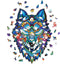 UNIDRAGON Houten Puzzel Voor Volwassenen Dier - Majestueuze Wolf - 310 stukjes - King Size 30x41 cm