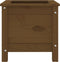 vidaXL - Plantenbak - 40x40x39 - cm - massief - grenenhout - honingbruin