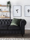 CHESTERFIELD L - Chesterfield bank - Zwart - Kunstleer