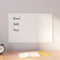 vidaXL Magneetbord wandgemonteerd 60x40 cm gehard glas wit