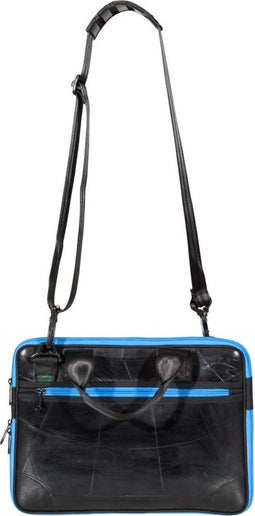 Ecowings Panther - circulaire laptoptas van upcyclede autoband